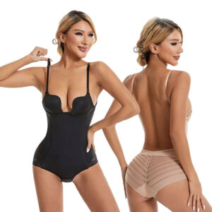 Backless U-Shaped Bra Shapewear Jumpsuit